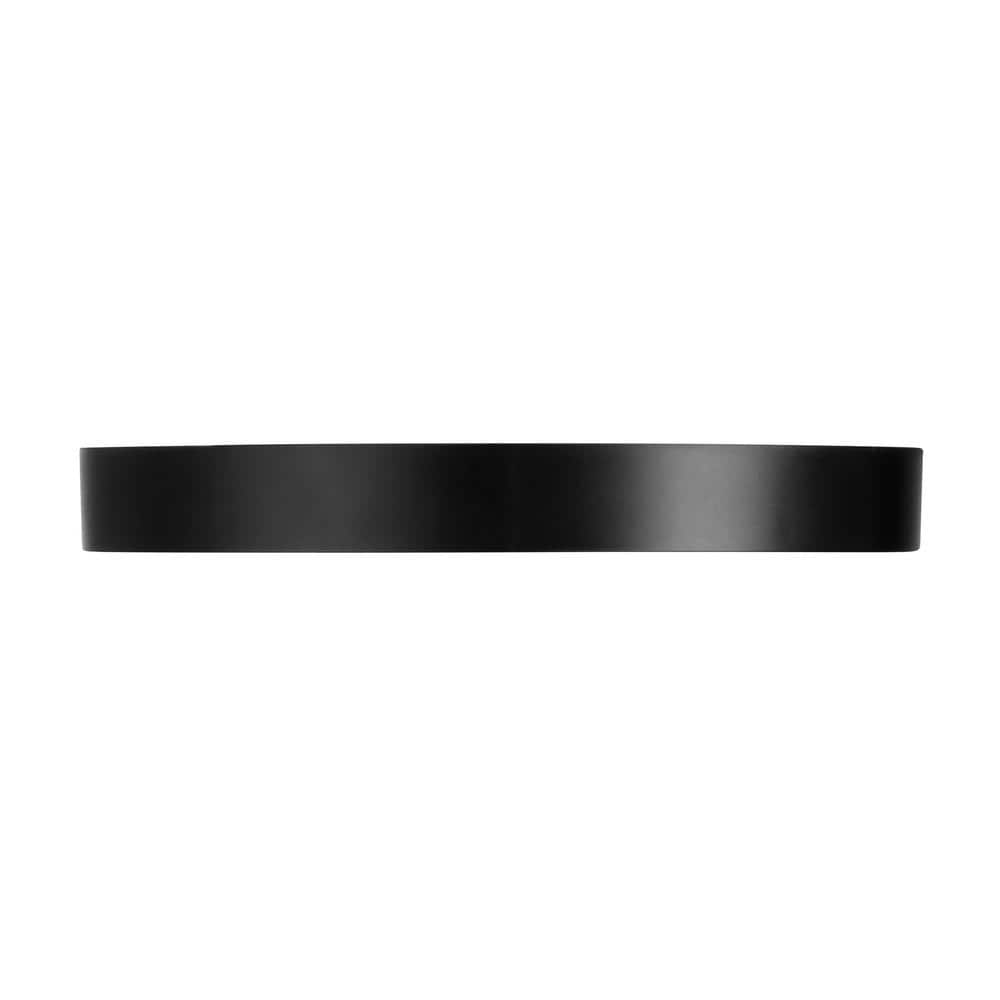 Black Glass LED Flush Mount Ceiling Light for Indoor/Outdoor