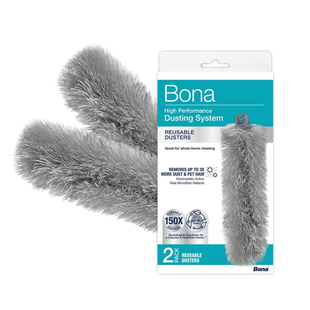 High-Performance Reusable Microfiber Dusters, (2-count)