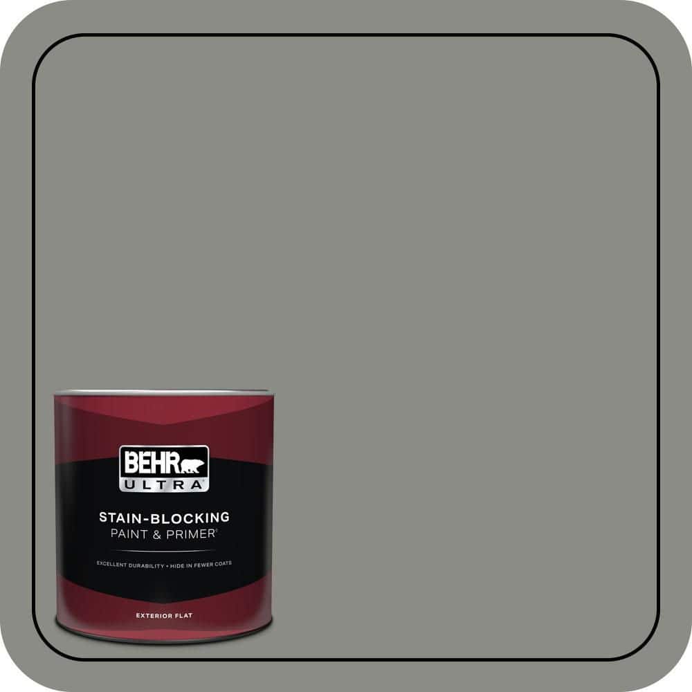1 qt. #N380-5 Naturalist Gray Flat Exterior Paint & Primer price history on PriceWatchPro