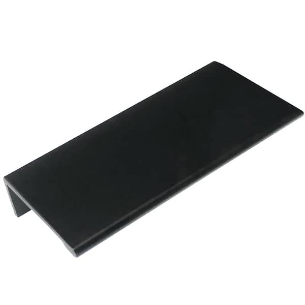 4 in. Edge Drawer Pull-Matte Black Finish