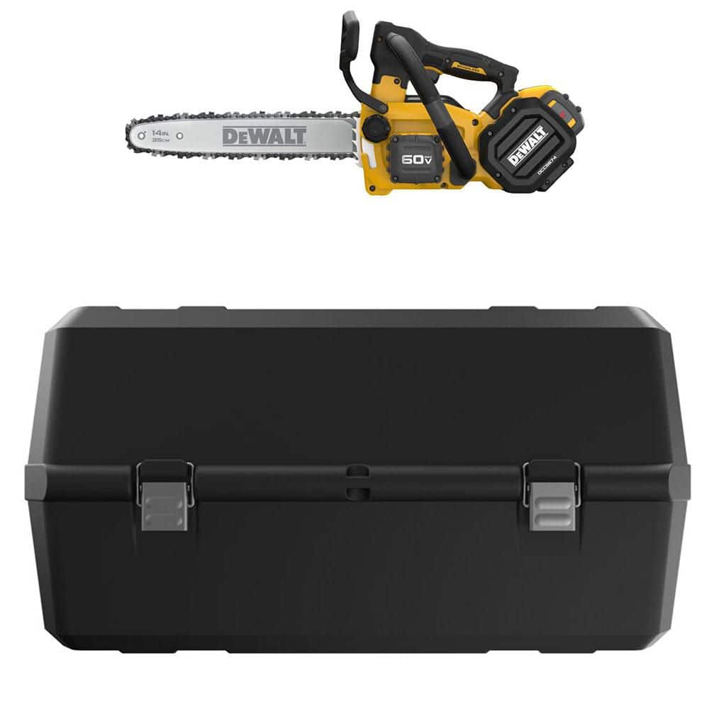 FLEXVOLT 60V MAX 14 in. Cordless Battery Powered Top Handle Chainsaw Kit with (2) 3Ah Batteries, Charger & Chainsaw Case price history on PriceWatchPro