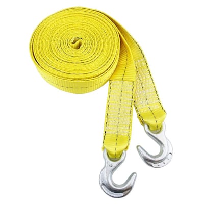 2 in. x 30 ft. Tow Strap Rope with Hook