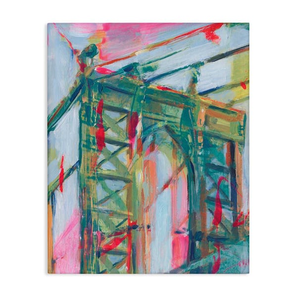 Stupell Industries Bridge Arch Abstraction by Ethan Harper Unframed Architecture Graphic Art Print 40 in. x 30 in.