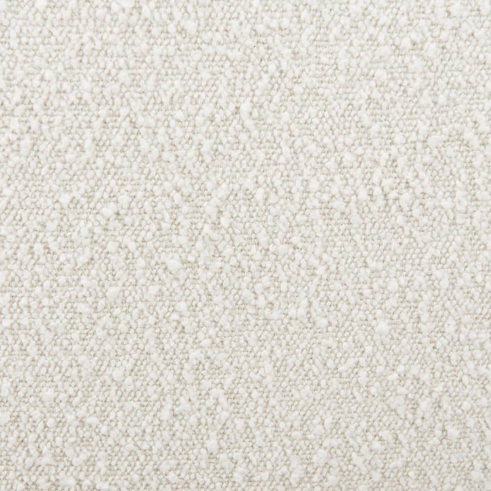 Cream Upholstered Side Chair with Gold Metal Frame