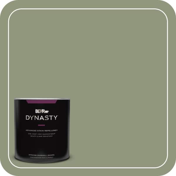 BEHR DYNASTY 1 qt. #ECC-63-1 Autumn Sage Eggshell Enamel Interior Stain-Blocking Paint and Primer