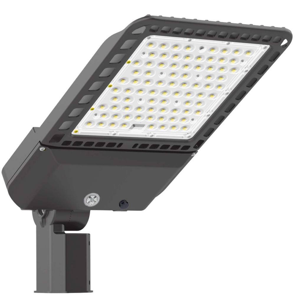 Honbei 1500-Watt Equivalent Integrated LED Parking Lot Area Light,5000K ...