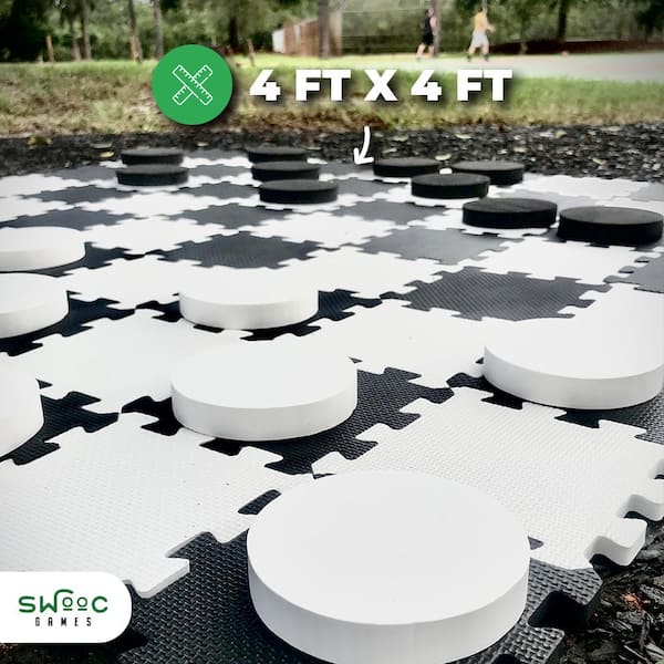 S&S Worldwide Jumbo Foam Tic-Tac-Toe. Connect Tiles to Create Huge