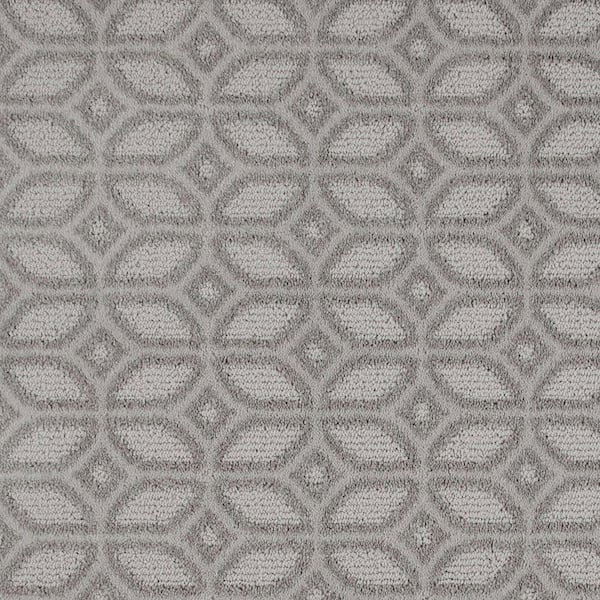 Home Decorators Collection Allshore Anchor Gray 37 oz. Polyester Patterned Installed Carpet