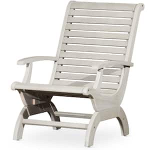 Eucalyptus Wood Plantation Chair without Cushion, Gray