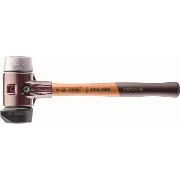 Halder Simplex 50 2.5 lbs. Mallet with Black Rubber and Aluminum Inserts