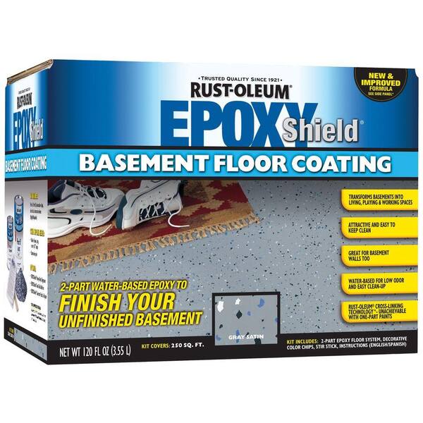 Rust-Oleum Epoxy Shield 1-gal. Basement Gray Floor Coating Kit-DISCONTINUED