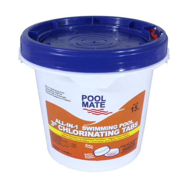 Pool Mate 15 lb. Pool All-in-1 3 in. Chlorinating Tablets