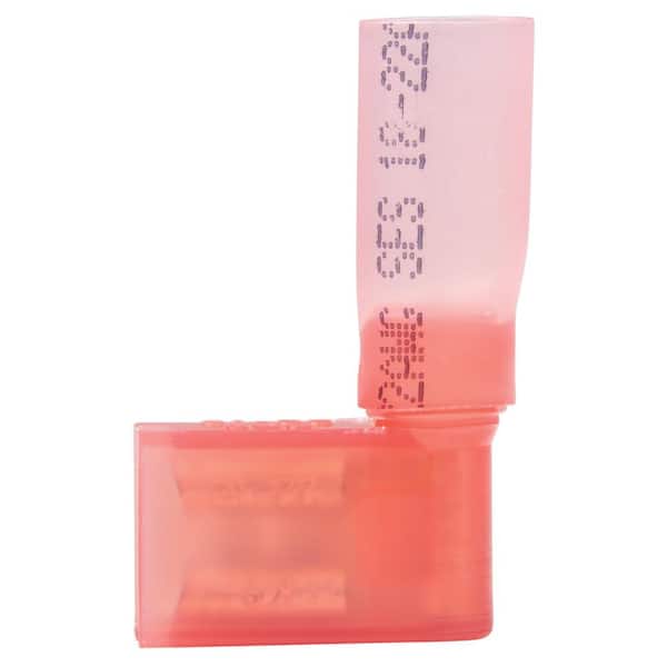 22-18 AWG Heat Shrink 90-Degree Flag Disconnect - Female (Pack of 25)