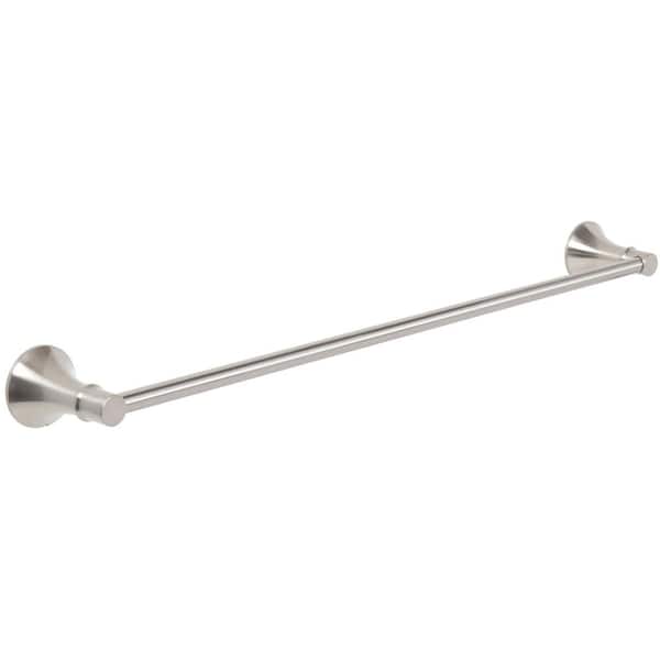 Sadira 24 in. Wall Mounted Towel Bar in Brushed Nickel
