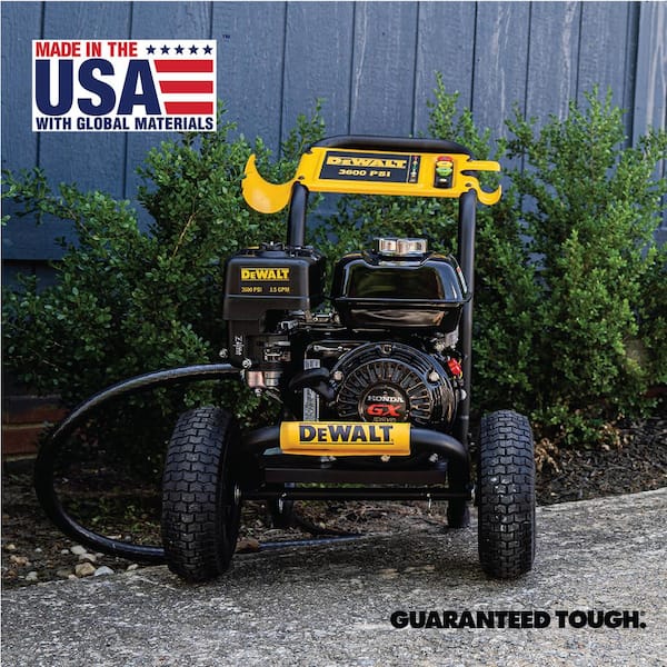 DEWALT - 3600 PSI 2.5 GPM Cold Water Gas Professional Pressure Washer with HONDA GX200 Engine