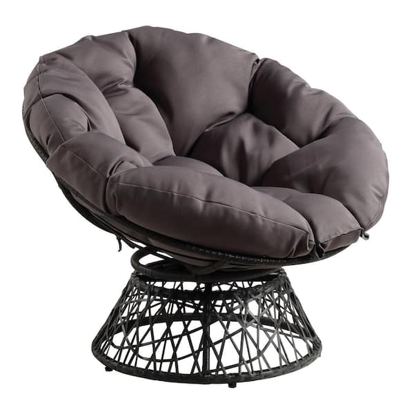 vidaXL Garden Chair Cushions 4 Pcs Anthracite 47.2x19.7x2.8