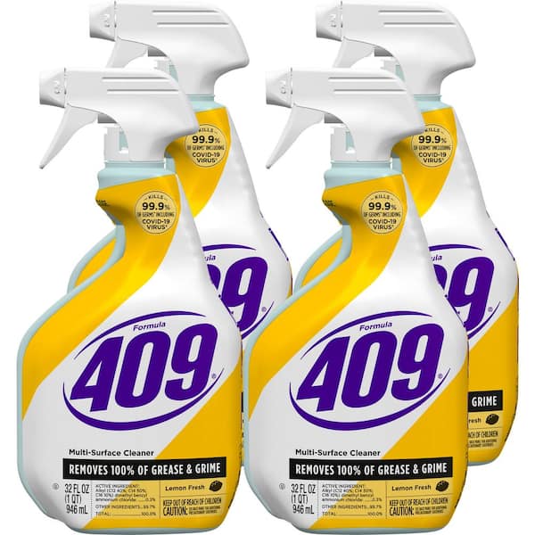 Formula 409 32 oz. Lemon Fresh Multi-Surface Cleaner Spray (4-Pack)