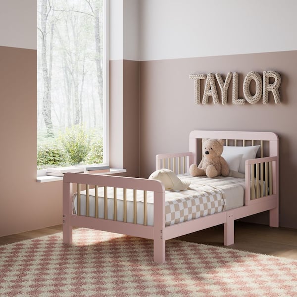 Pasadena Blush with Driftwood Toddler Bed
