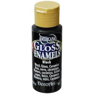 2 oz. Black Gloss Enamel Paint