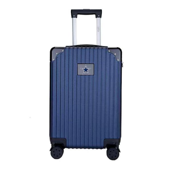 21 in. Navy Dallas Cowboys premium 2-Toned Carry-On Suitcase