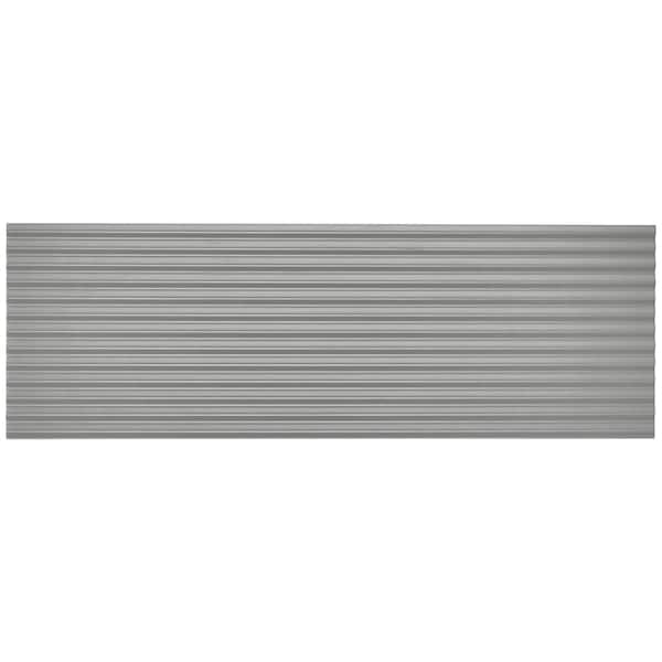 Ivy Hill Tile Linear Lunar Gray 4 in. x 0.51 in. Matte Ceramic Wall Tile Sample