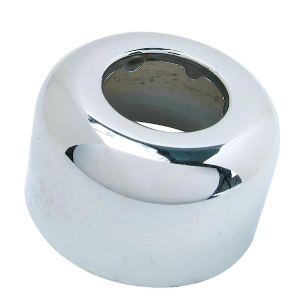 BrassCraft 1-1/4 in. O.D. x 1-1/4 in. I.D. x 3 in. O.D. x 1-3/4 in. Height High Box Escutcheon in Satin Nickel
