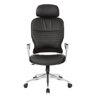 Bonded Leather Managers Chair with Headrest