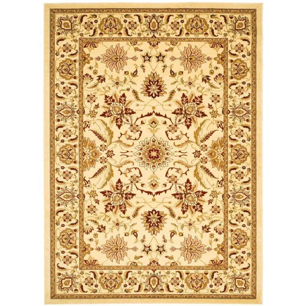 SAFAVIEH Lyndhurst Ivory 8 ft. x 11 ft. Geometric Floral Antique Area Rug  LNH216A-8 - The Home Depot