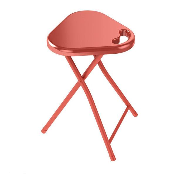Atlantic Tangerine Tango Folding Stool with Handle (4-Pack)-DISCONTINUED