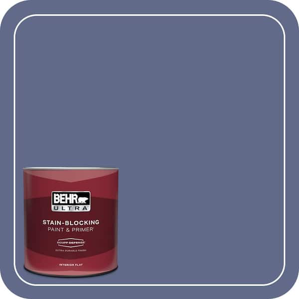 BEHR ULTRA 1 qt. #S540-6 Dangerously Elegant Extra Durable Flat Interior Paint & Primer