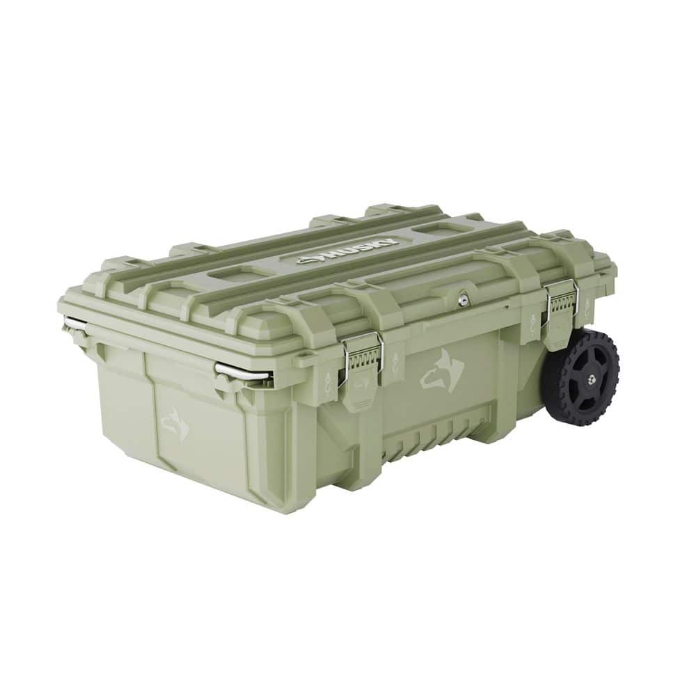 Husky Army Green Medium 37 in. Heavy Duty Rolling Toolbox with