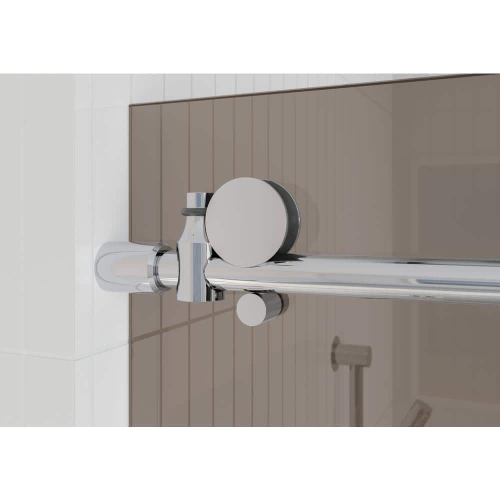Equinox 60" x 78" Frameless Tinted Glass Sliding Shower Door