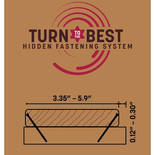 GRK Fasteners #9 x 2-3/8 in. Star Drive Exterior Coated Trim Head Deck Elite Hidden Fastener Deck Screw (100-Pack)