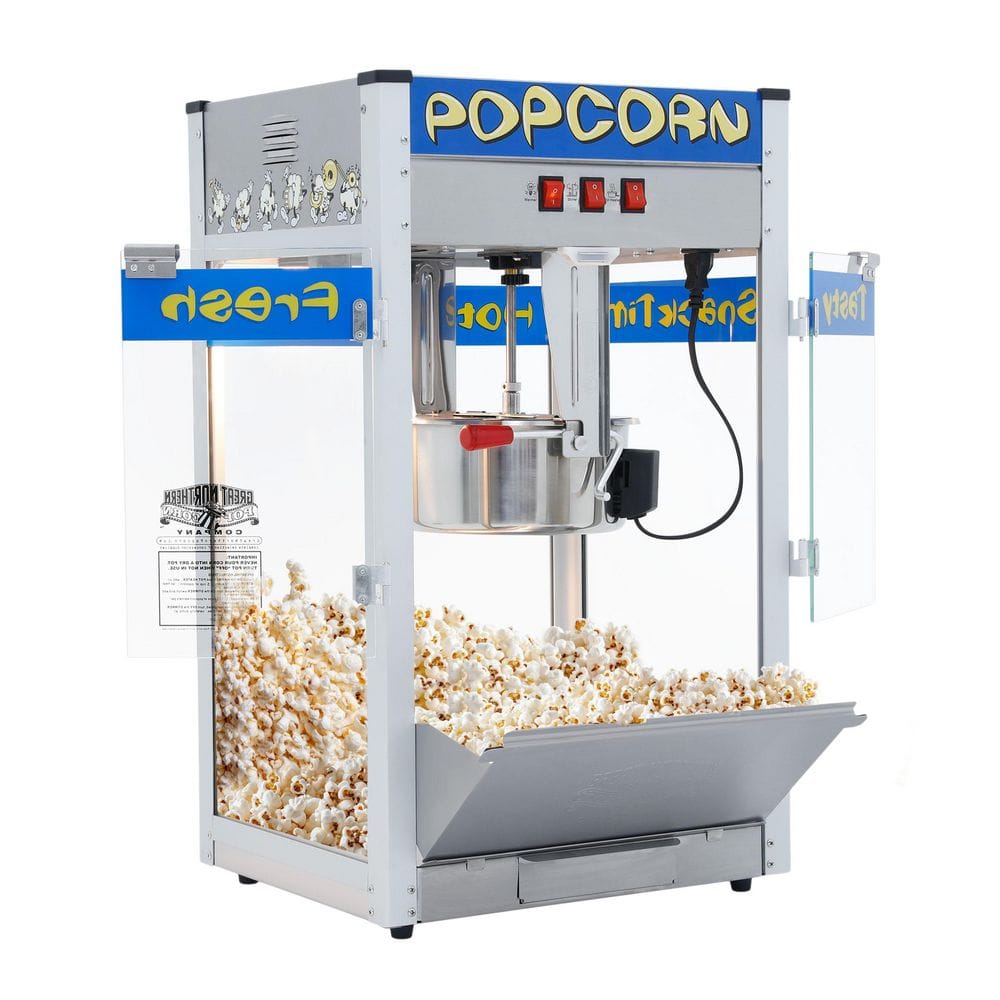 GREAT NORTHERN Pop Heaven 12 Blue Countertop Popcorn Machine