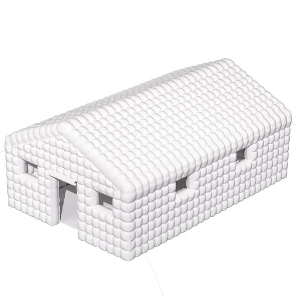 20 ft. x 30 ft. Large Inflatable Party Tent All-Weather Use, Ideal for Various Festival and Backyard Gatherings, White