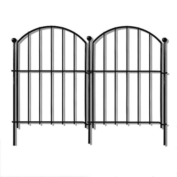 Unbranded 24 in. H x 13 in. L Metal Garden Fence, 10-Pack