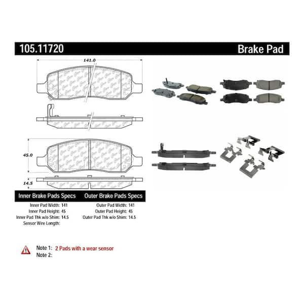 Centric Parts Disc Brake Pad Set