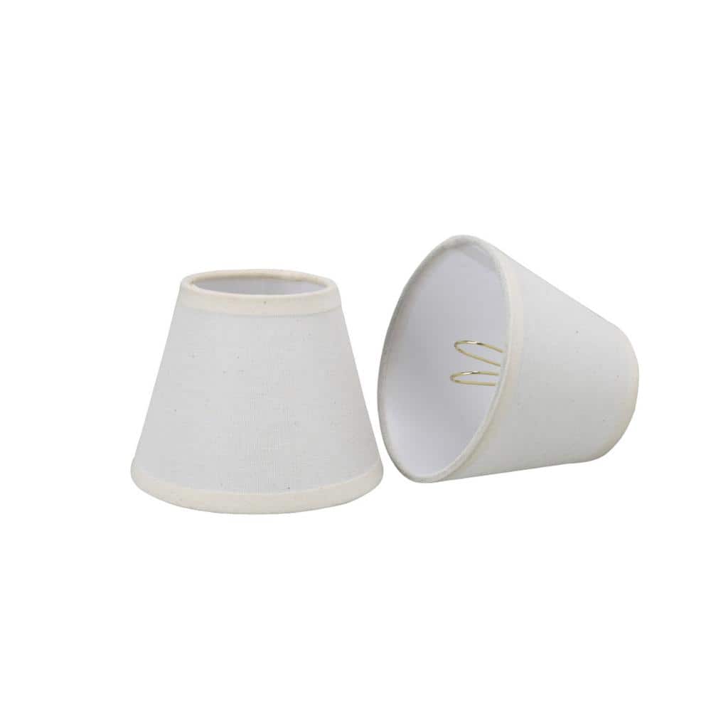 5 in. x 4 in. Creme Hardback Empire Lamp Shade (2-Pack) price history on PriceWatchPro