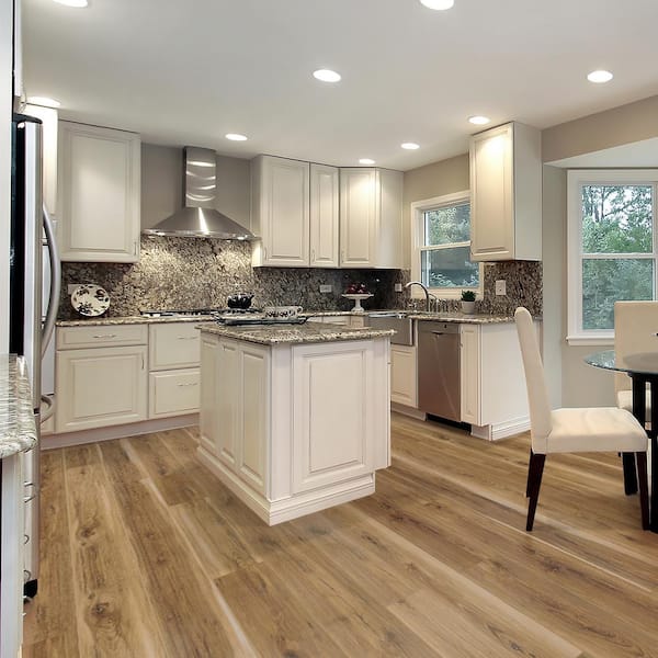 Sundance Canyon Hickory 30 MIL x 9 in. W x 59.8 in. L Click Lock Waterproof Luxury Vinyl Plank Flooring (22.4 sqft/cs)