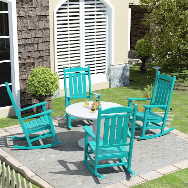 turquoise chair outdoor