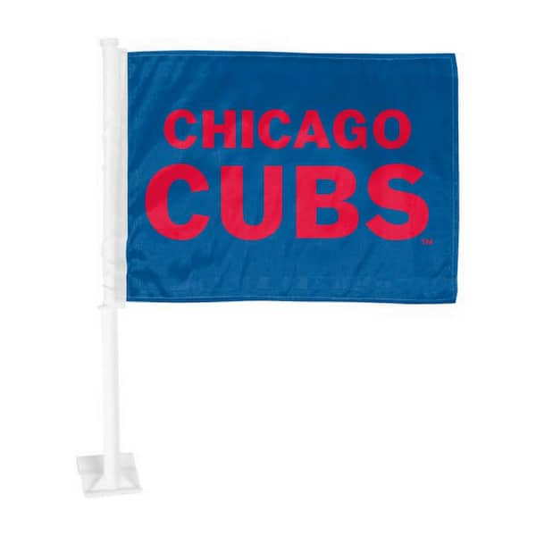 FANMATS MLB - Chicago Cubs Car Flag Large 1-Piece 11 in. x 14 in.