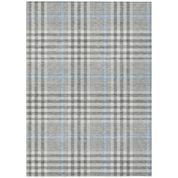 Chantille Machine Washable Indoor/Outdoor Abstract ACN1054 Gray 10 ft. x 14 ft. Area Rug