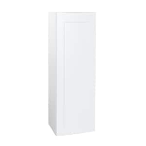 Quick Assemble Modern Style, Shaker White 12 x 30 in. Wall Kitchen Cabinet (12 in. W x 12 D x 30 in. H)