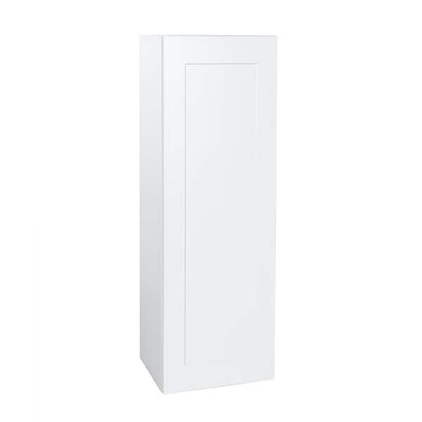 Cambridge Quick Assemble Modern Style, Shaker White 12 x 30 in. Wall Kitchen Cabinet (12 in. W x 12 D x 30 in. H)