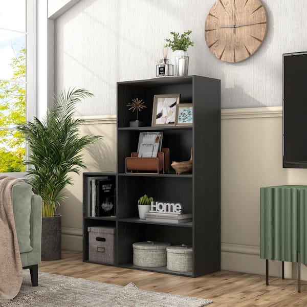 Furniture of America Quincy 46.85 in. Tall Stackable Black