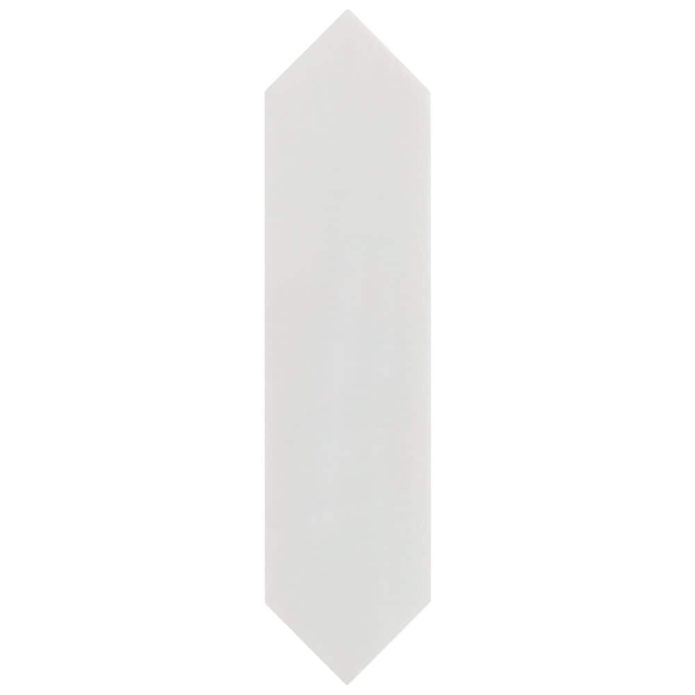 Bianco Dolomite White 2.95 in. x 0.37 in. Picket Honed Marble Floor and Wall Tile Sample price history on PriceWatchPro