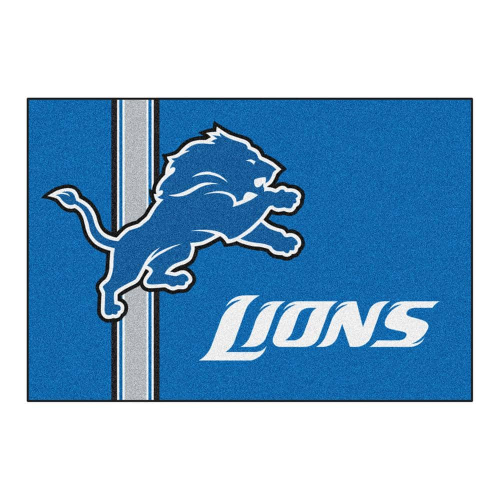 NFL - Detroit Lions Uniform Starter Rug 19x30 