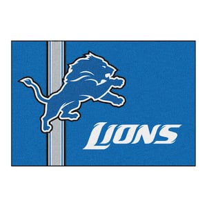 NFL - Detroit Lions Blue Uniform Inspired 2 ft. x 3 ft. Area Rug