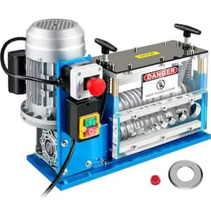 Electric Wire Stripping Machine 750-Watt Power Wire Stripper 0.06 in. to 1.5 in. for Cable Factory Recycling Plant
