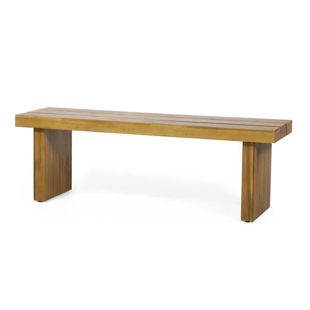 GDFStudio Bagwell Appling Outdoor Acacia Wood Bench